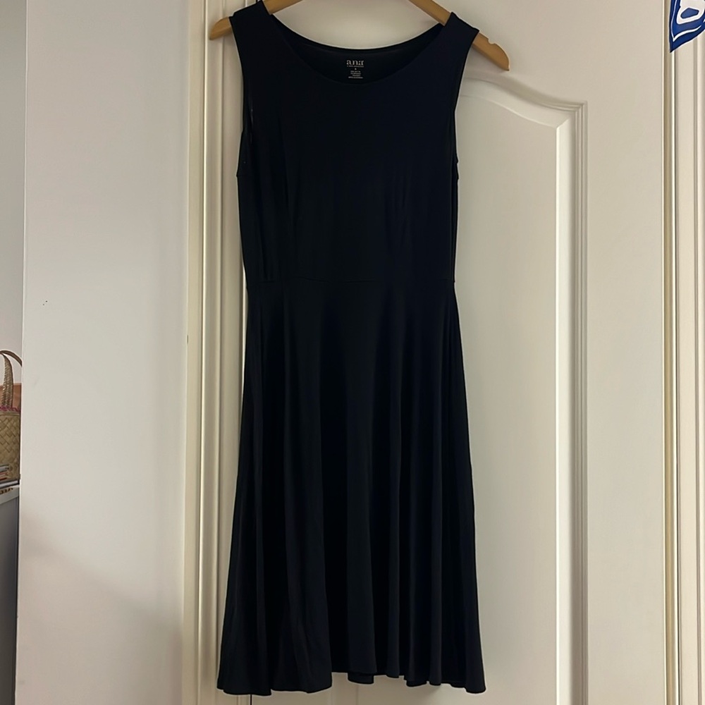 a.n.a. Brand Black Mid-Length Dress